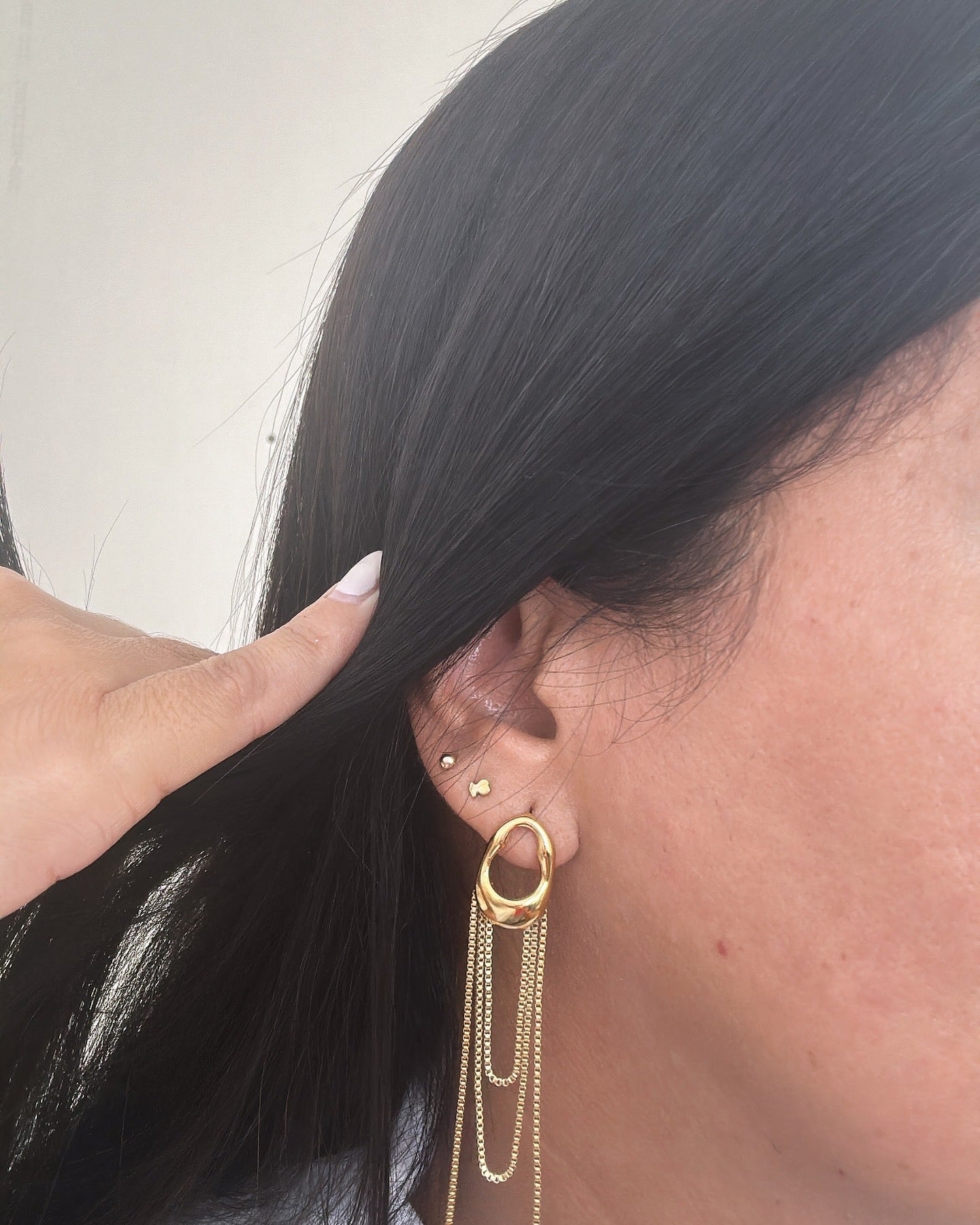 Gold Chain Earrings