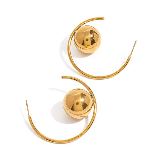 Milena Gold Earrings