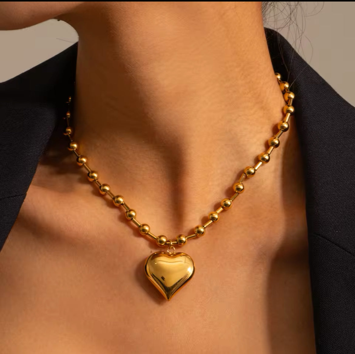 Gold Heart Necklace