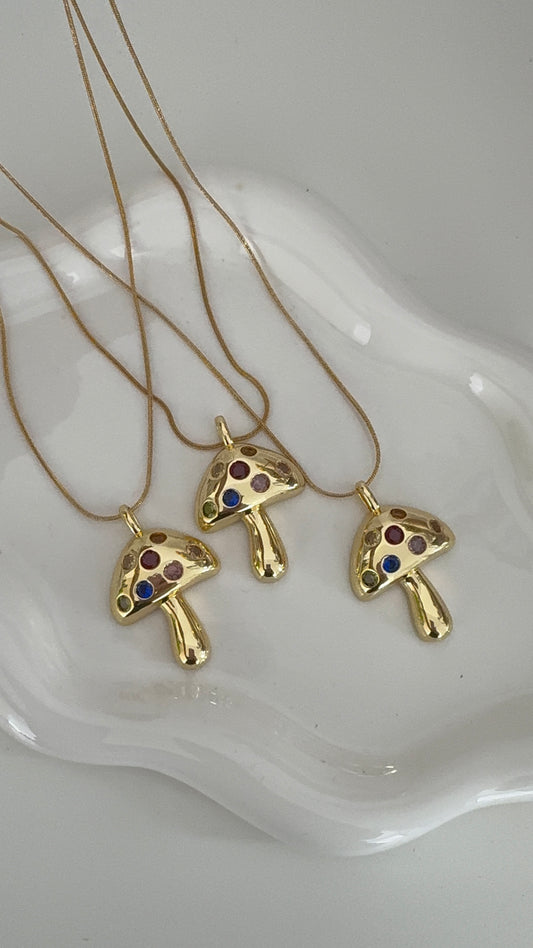 Mushroom Necklace