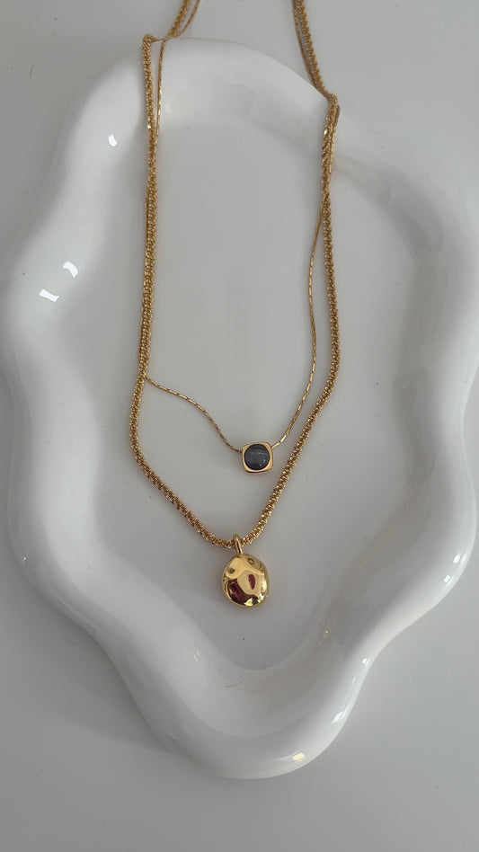 Iris doble Necklace