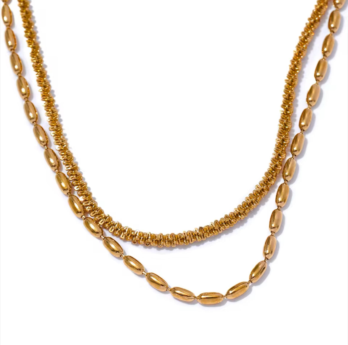 Doble Necklace Gold