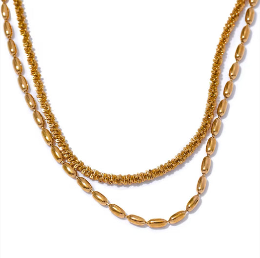 Doble Necklace Gold