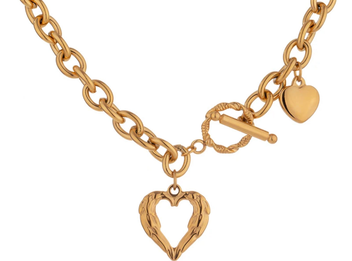 Doble heart Necklace