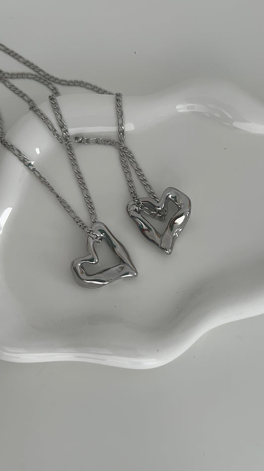 Heart Silver Necklace