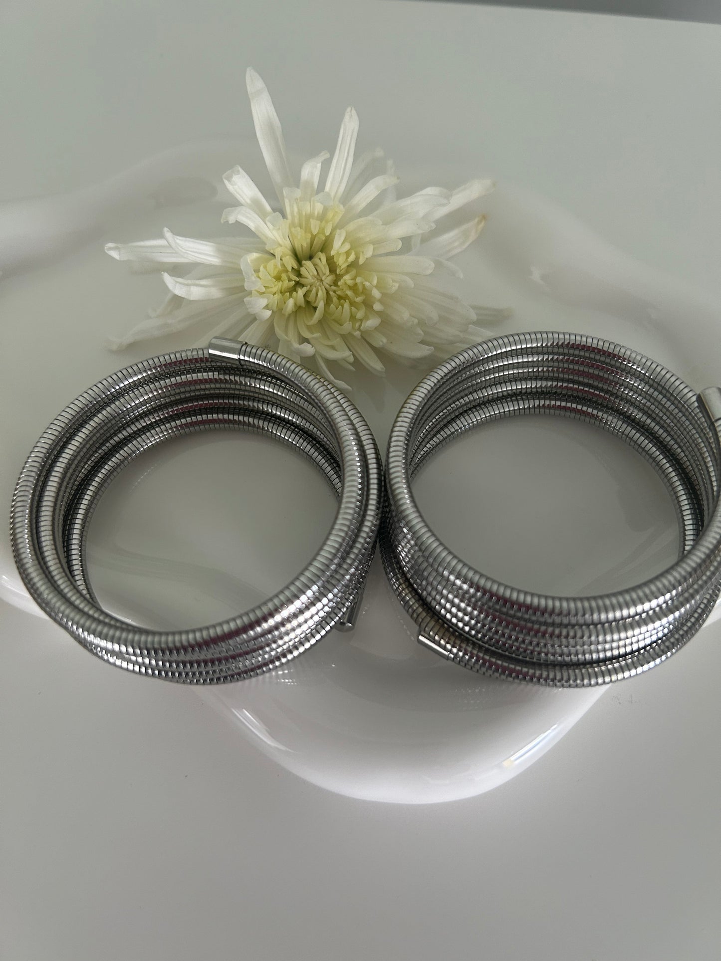Espiral Silver bracelets